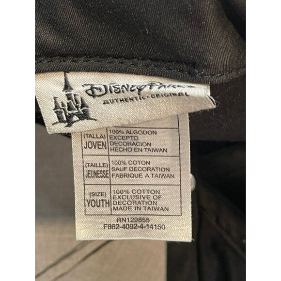 Disney Parks Monsters Inc hat cap youth 6 1/2" one size snap back black - Picture 8 of 10